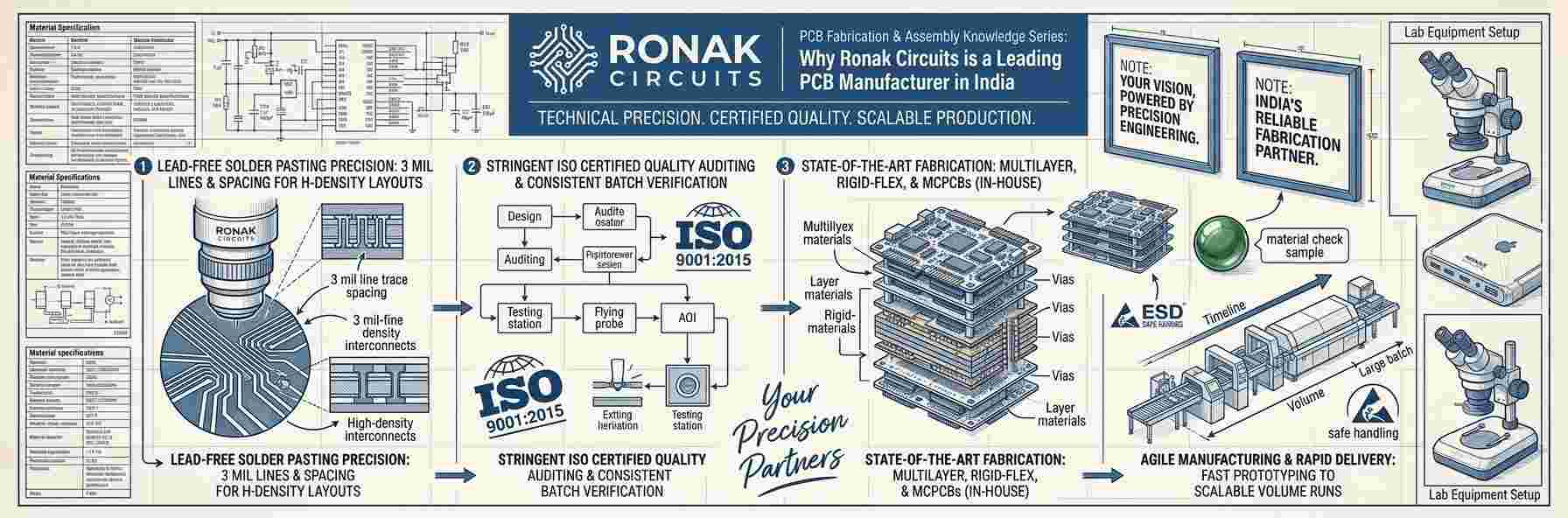 Why Ronak Circuits is Recognized as a Leading PCB Manufacturer in India